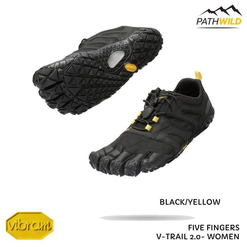 รองเท้า 5 นิ้ว VIBRAM FIVE FINGERS V-TRAIL 2.0- WOMEN สำหรับวิ่งเทรล ยืดหยุ่น พื้น Megagrip