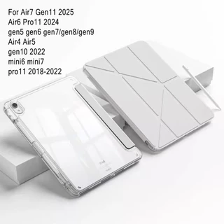 เคสป้องกันสำหรับ ใช้กับAir7 Air6 gen11 Air4/Air5 10.9 gen10 gen7/8/9 Pro11ปกตัว Yพร้อมช่องใส่ปากกา พับได้ทุกรูปแบบiPad