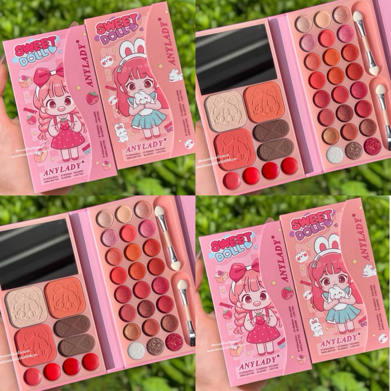 พาเลท ทาตา​ อายแชโดว์​ Anylady Sweet Doll Palette​ 33 สี​ อายแชโดว์​ เนื้อแมท​ เนื้อ​กลิต​เตอร์​ สีส