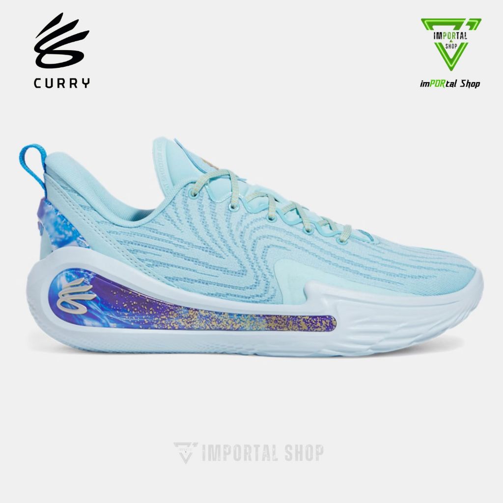 ใหม่ CURRY 12  'Pisces'  Basketball Shoes สีฉลองวันเกิดให้กับ Curry สุดพิเศษ รองเท้าบาส