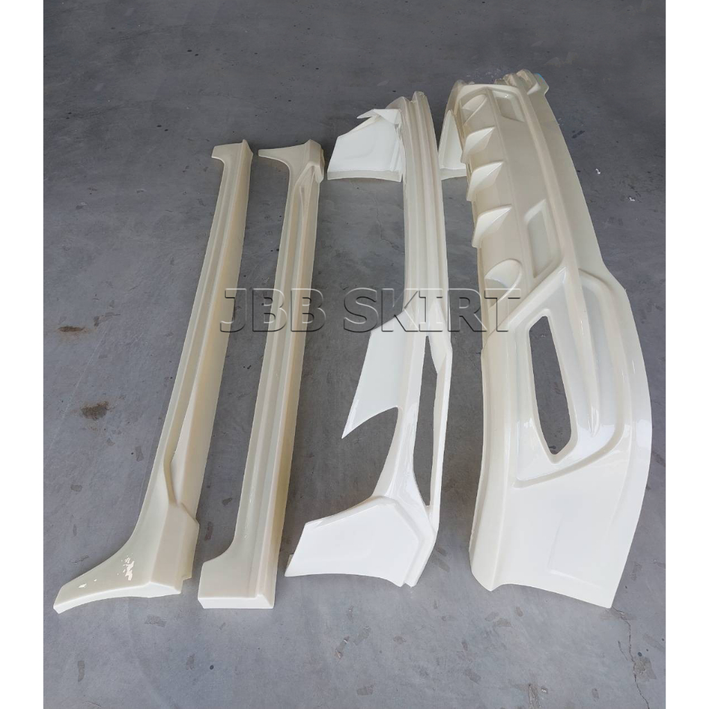 ชุดแต่งรถยนต์ สเกิร์ต TOYOTA YARIS ATIV รุ่นปี 2017 - 2018 ทรง FAUSTINO