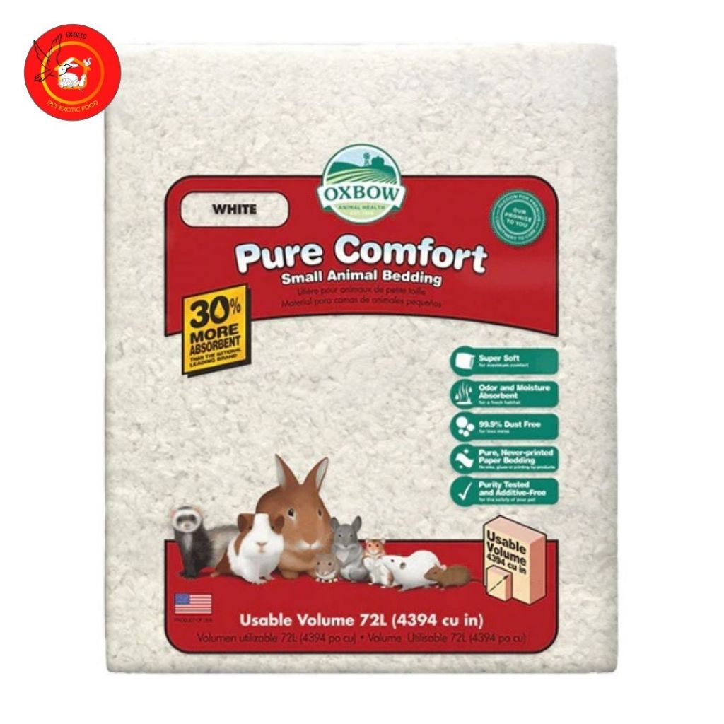 OXBOW Pure Comfort - White 72 l. กระดาษรองกรง 2.6 kg.