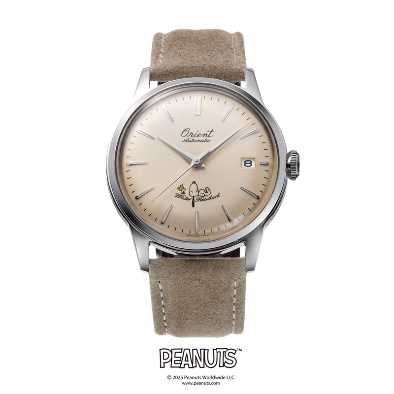 นาฬิกา ORIENT x PEANUTS LIMITED EDITION รุ่น RA-AC0M17G ผลิตจำนวน 3,100 เรือน SNOOPY