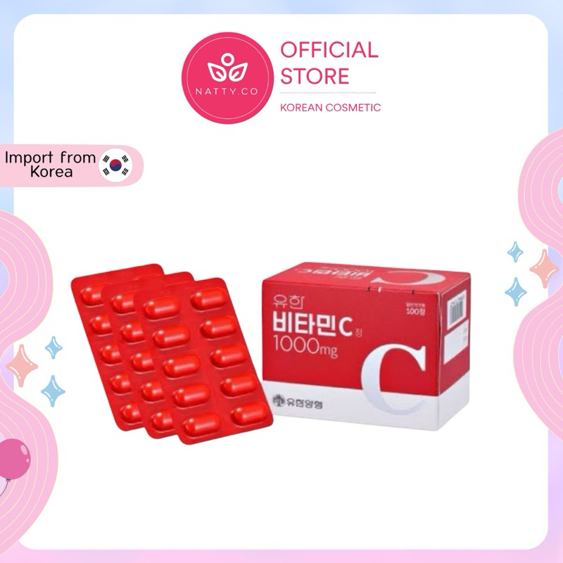 Yuhan Vitamin C 1000mg.กล่อง100 เม็ด /Vitamin C&D 120 เม็ด