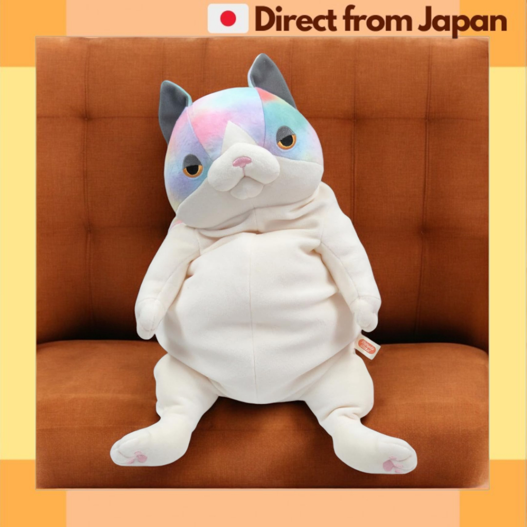 Shinada Global Mochi Series Mochi Cat Rainbow (L) 22X22X30Cm Mone-0350R [จัดส่งญี่ปุ่น]