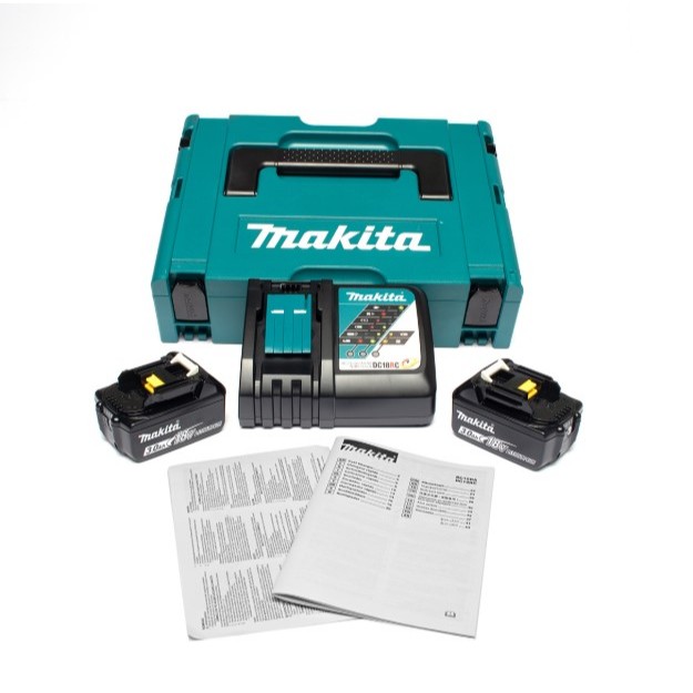MAKITA ชุดแบตเตอรี่และแท่นชาร์จ 18 โวลต์ รุ่น MKP1RF182 (มากีต้า)