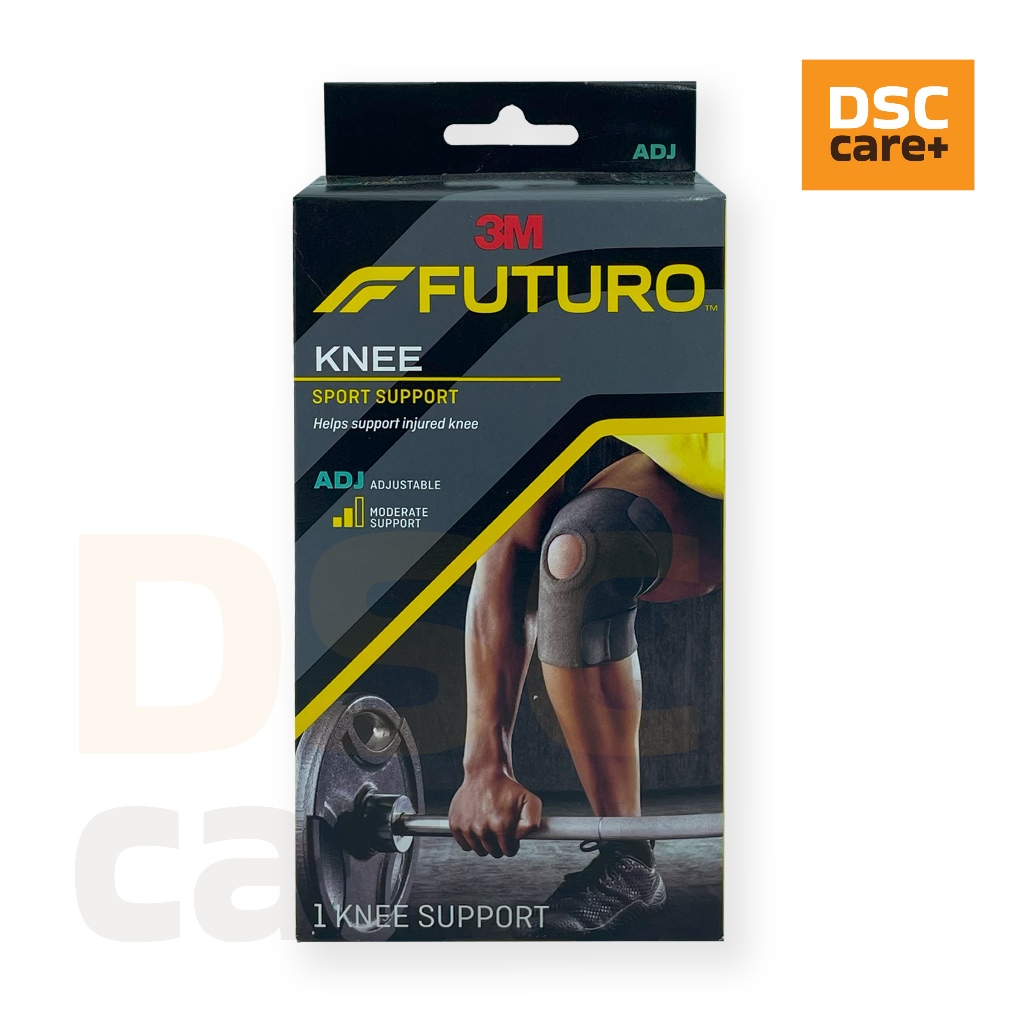 FUTURO 3M KNEE Sport Support ADJ อุปกรณ์พยุงหัวเข่า ปรับกระชับได้ 1 Knee Support