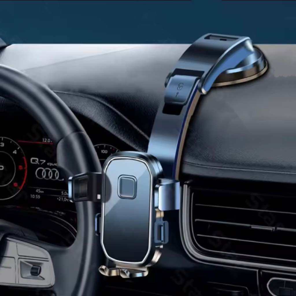 HEXMA ที่วางโทรศัพท์ในรถยนต์ ที่วางโทรศัพท์แบบดูดถ้วย ที่วาง GPS แบบปรับได้หลายมุมสำหรับโทรศัพท์มือถือ 4.7-7.0 นิ้ว M6