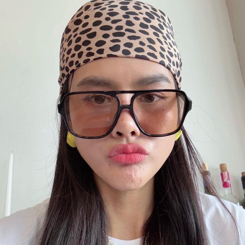 แว่นตา ทรงเหลี่ยม แว่นกันแดด แว่นตาแฟชั่น Vintages รูปที่ 2