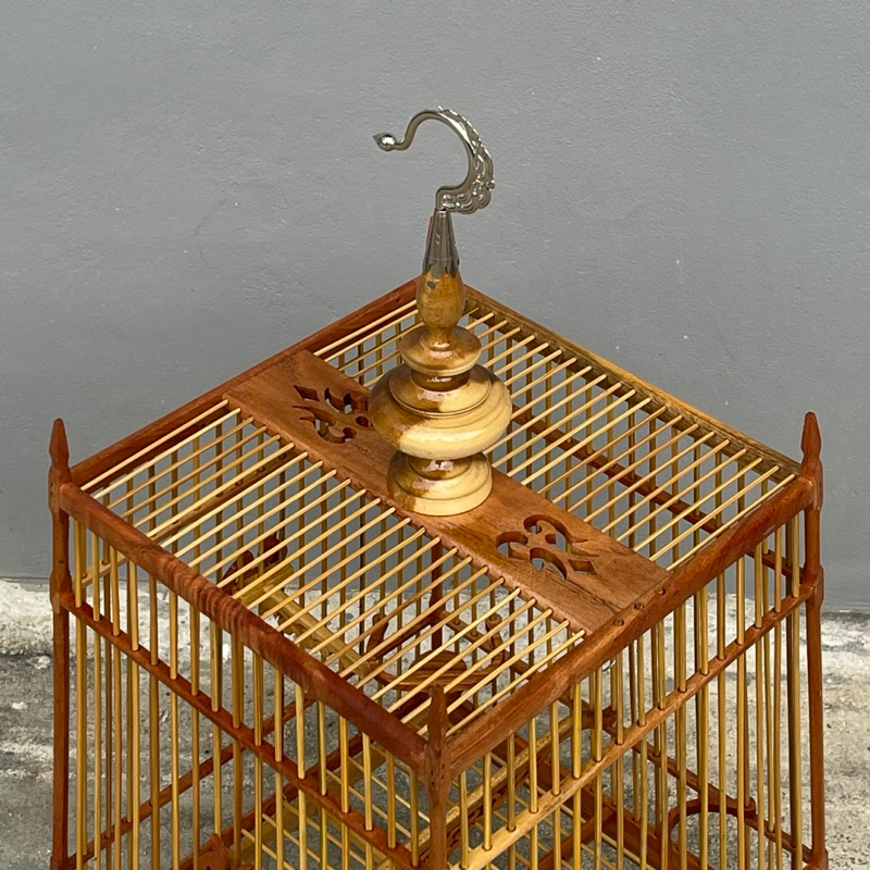 กรงสปอร์ต17ซี่ ไม้สะเดางานไล แถมหัวตะขอ (1ชิ้นต่อ1 คำสั่งซื้อ) - รูปที่ 5