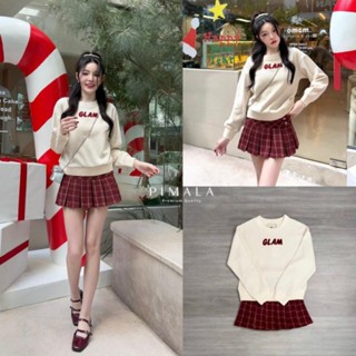 Pimala เซ็ทเสื้อสเวตเตอร์แขนยาวเนื้อผ้านุ่มมากก เสื้อสเวตเตอ…