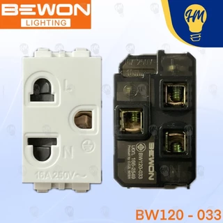 Bewon ปลั๊กกราวด์เดี่ยว 3 ขา มีม่านนิรภัย