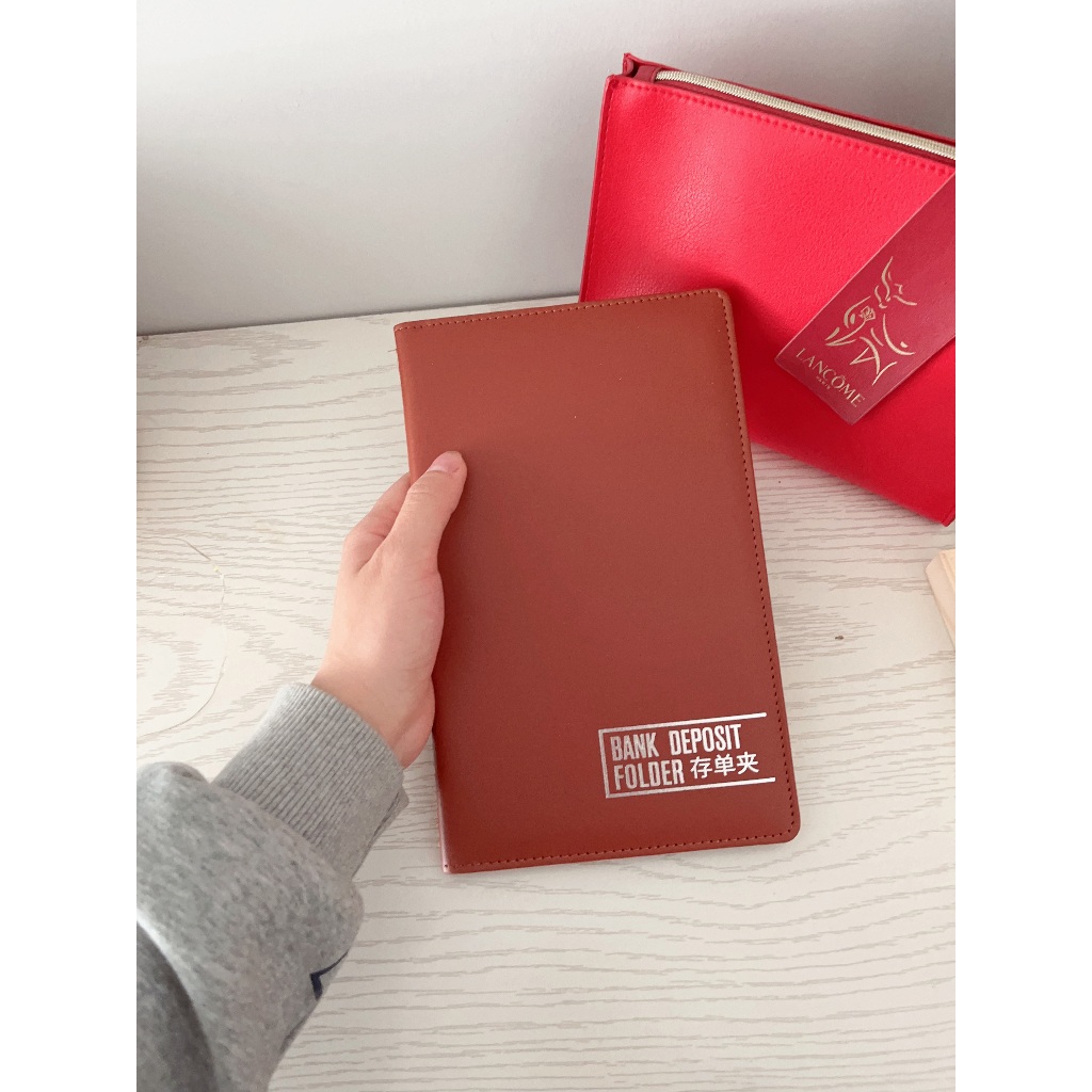 ส่งฟรี!สลากธกส หนังสือเดินทาง รุ่นพิเศษ เอกสารสำคัญ งานคุณภาพส่งออก เก็บได้ 48 เล่มกระเป๋าเก็บทะเบียนบ้าน บัญชีธนาคาร สล