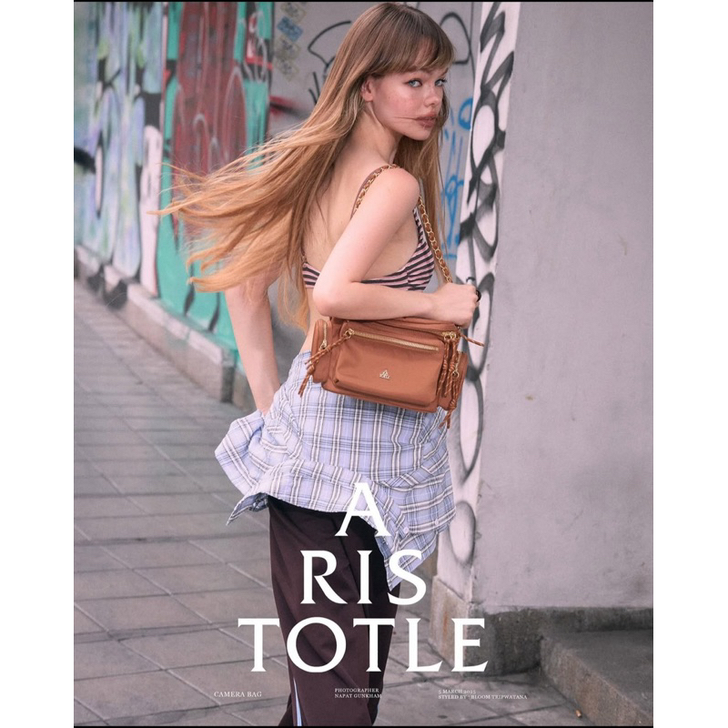 ใช้โค้ดลด20%-30%ได้น้าา ARISTOTLE BAG – CAMERA BAG ดัดแปลงมาจากกระเป๋ากล้อง มีสายสะพายไหล่ สายcrossbodyได้ - รูปที่ 2