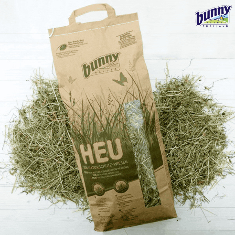 Exp.03/26 Bunny Nature Hay from Nature Conservation Meadows หญ้าเมโดว์จากเยอรมันนี 600 g.