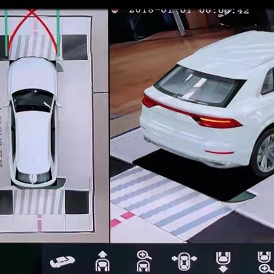 ระบบกล้องรถยนต์พาโนรามา 360 องศา ระบบนำทาง ระบบช่วยเหลือจุดบอดรถยนต์ กล้อง HD กล้องติดรถยนต์