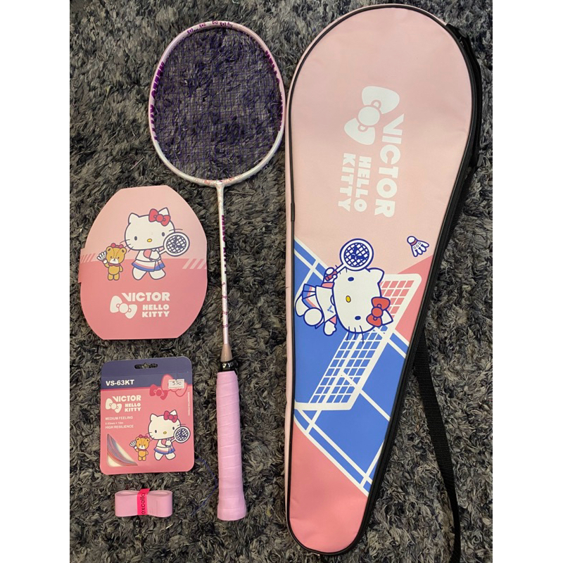 ไม้แบดมินตัน victor x hello kitty