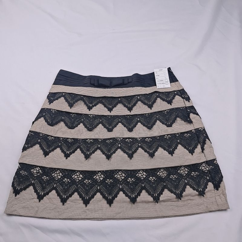 1C813 กระโปรงแฟชั่น กระโปรงทำงาน [มือสอง] รายละเอียดตามรูปนะคะ