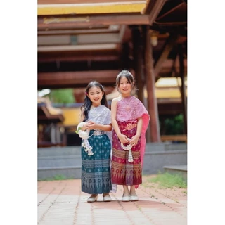 ชุดไทยเด็กรุ่น "แก้วกาญจนา" ~ AI Jung Clothes ชุดไทยเด็ก ชุดไทยใส่ออกงาน ชุดสไบ