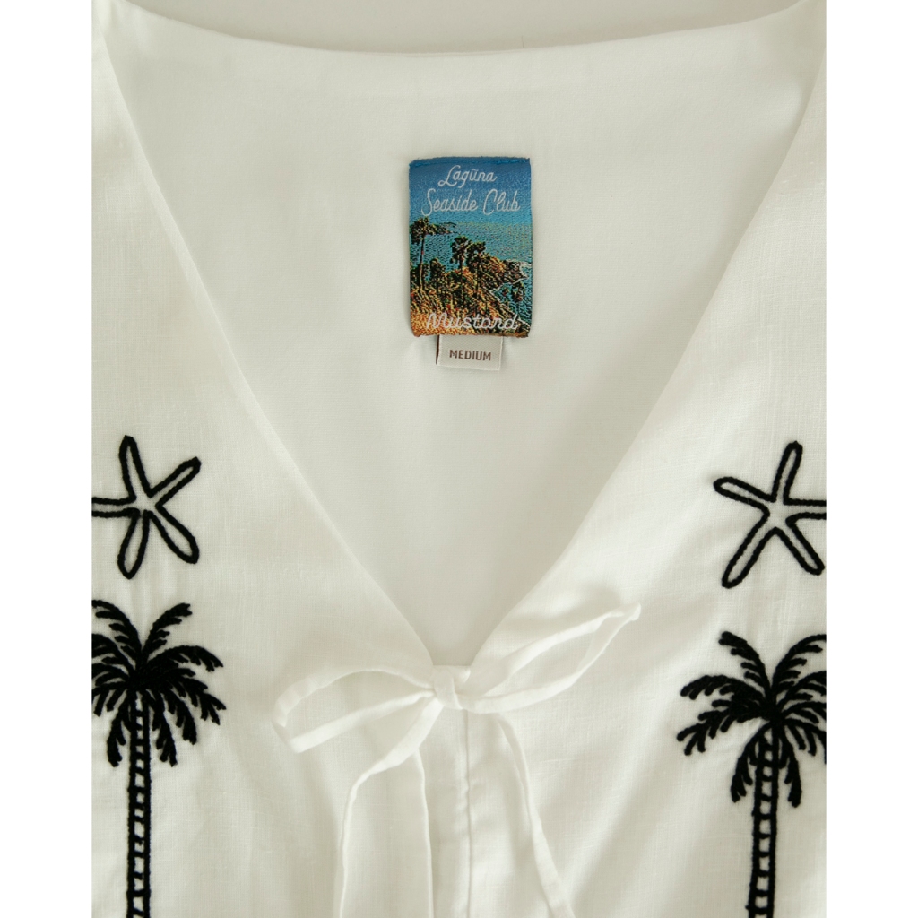 Laguna Palms Vest - White