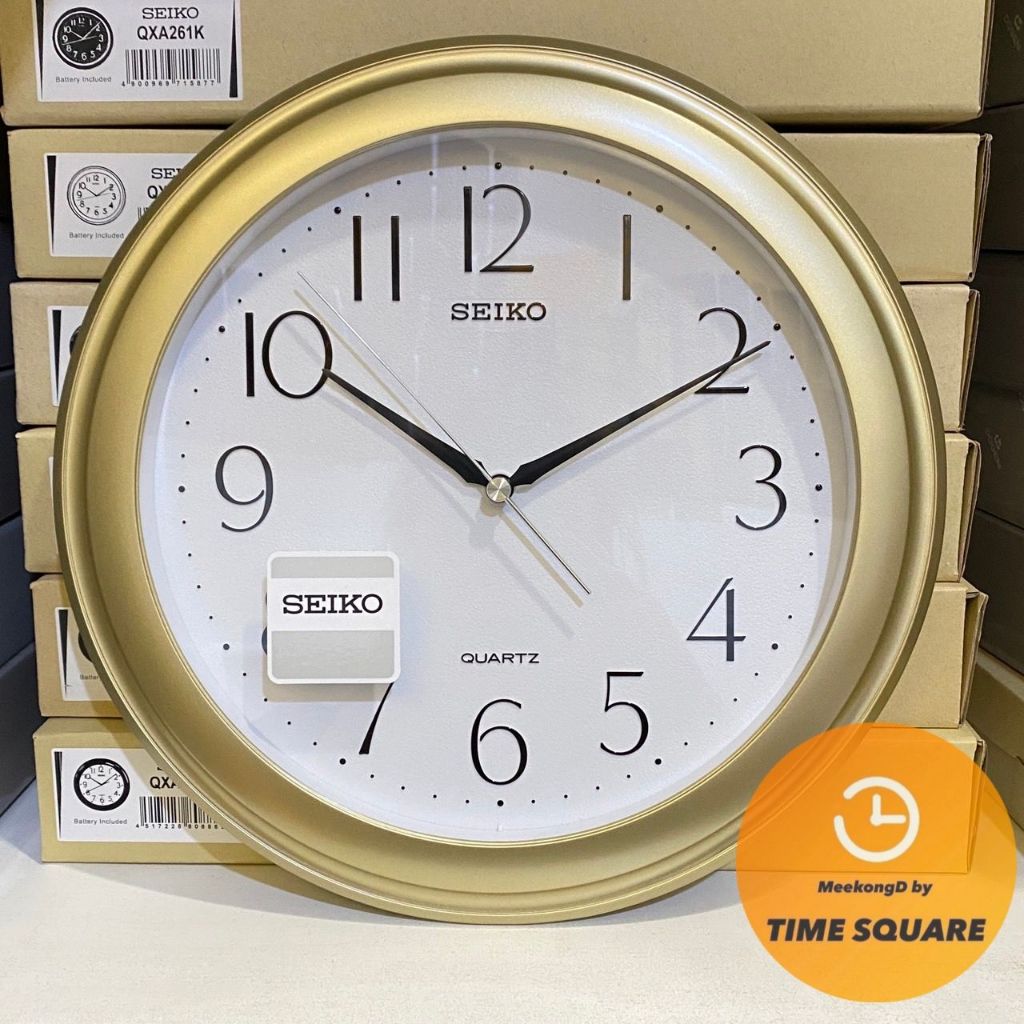 SEIKO QXA327 ขนาด11.5นิ้ว นาฬิกาแขวนผนัง ไซโก้แท้ รับประกันศูนย์1ปี