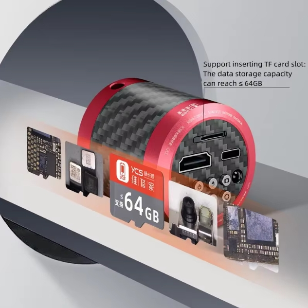 YCS 4K HD กล้องดิจิทัลความละเอียดสูงที่ออกแบบมาสำหรับใช้งานร่วมกับกล้องจุลทรรศน์แบบสามตา