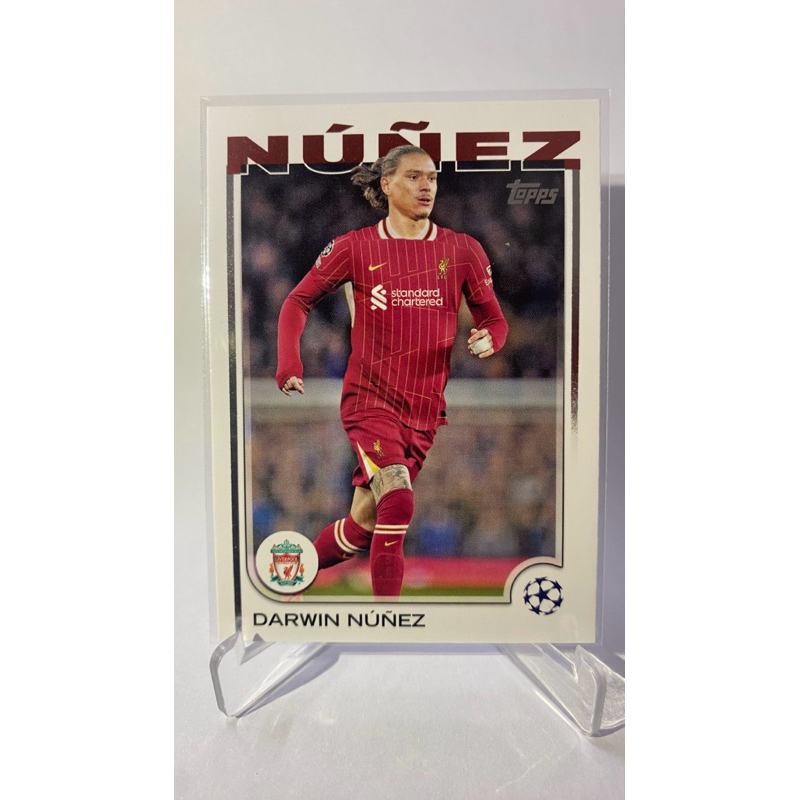 การ์ดนักฟุตบอล Walker, Danns, Nyoni, Mbappe, Madueke, Doku, Nunez, Topps 2025