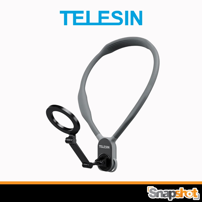 TELESIN Magnetic Neck Holder For Smartphone - GREY (MNM-001)