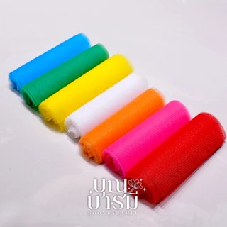 ผ้าผูกศาล 3สี 7สี สำหรับตกแต่งผูกกับศาลพระภูมิ เจ้าที่ ศาลตายายเสาเอก หรือ สิ่งศักดิ์สิทธิ์อื่นๆ