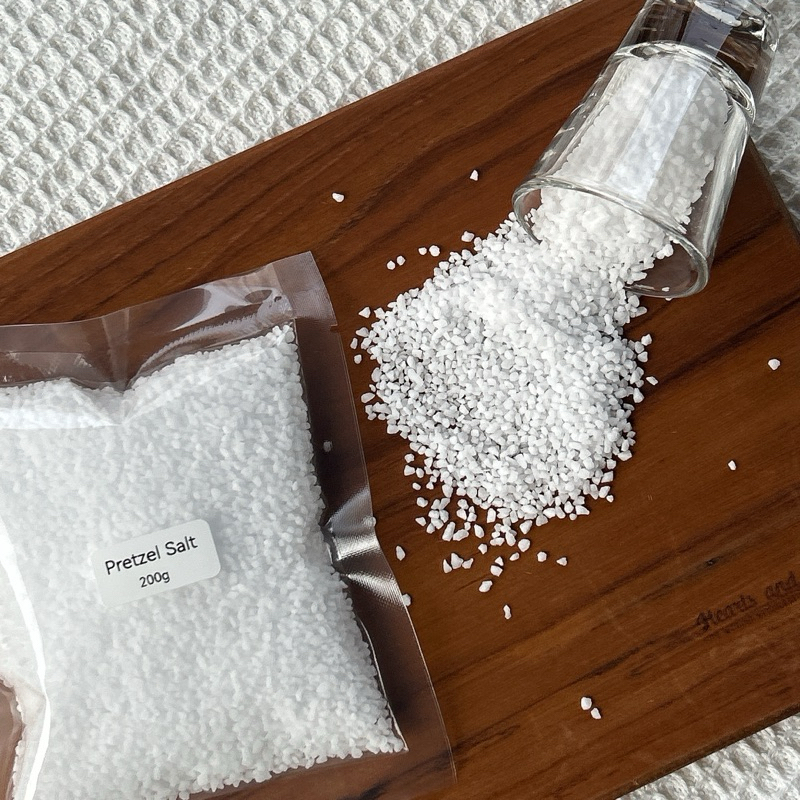 เกลือเพรทเซล สำหรับโรยขนมอบ ขนมปังเกลือ Pretzel salt 200 g - รูปที่ 2