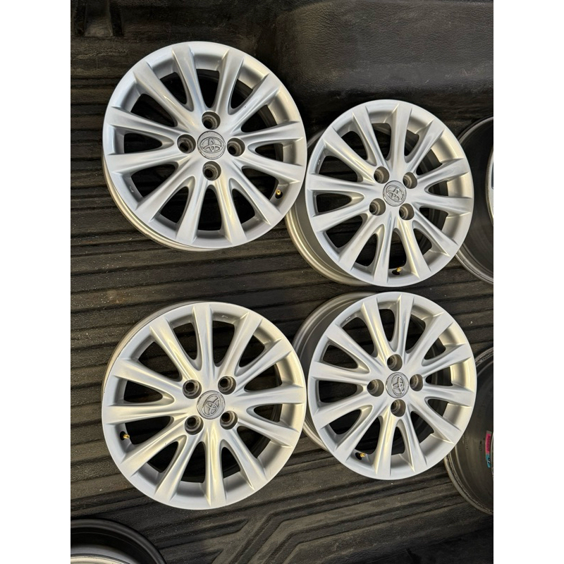 ล้อแม็กซ์ toyota vios ขอบ15 4รู100 ราคาต่อวง ซื้อแยกวงได้