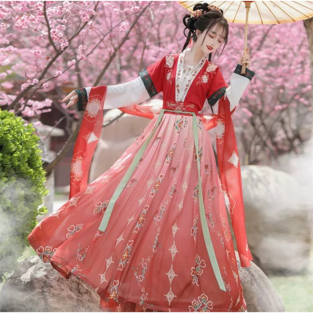 L&L HANFU ชุดลมจีนย้อนยุคสมัยโบราณ ชุดจีนผู้ใหญ๋ ชุดจีน