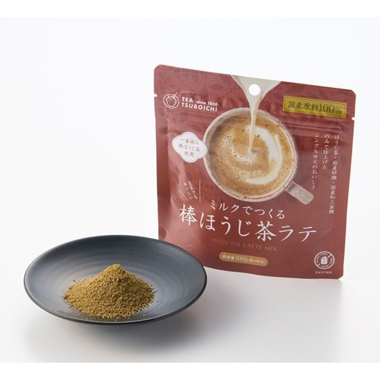 Hojicha Latte Mix (โฮจิฉะ ลาเต้) 100g. Tsuboichi