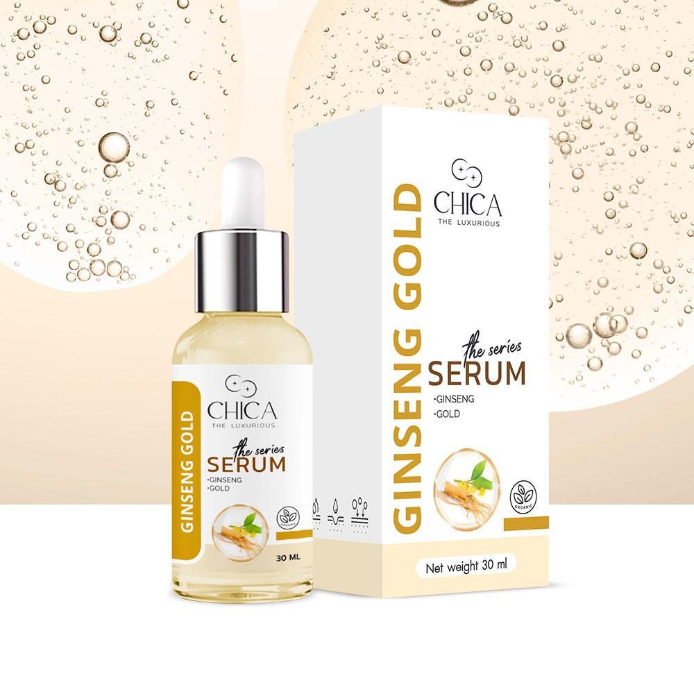 เซรั่ม Ginseng gold ขนาด 30ml  CHICA  เซรั่มโสมทองคำ