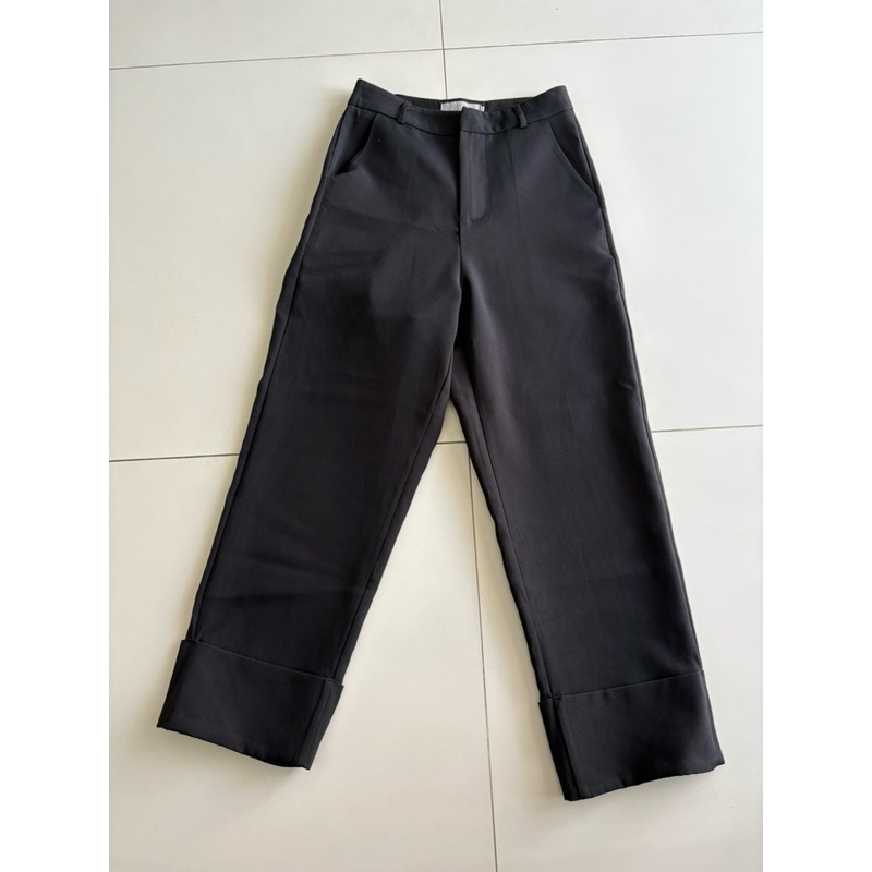 กางเกงขายาว ขาพับปลาย AKKARA STUDIO Size S
