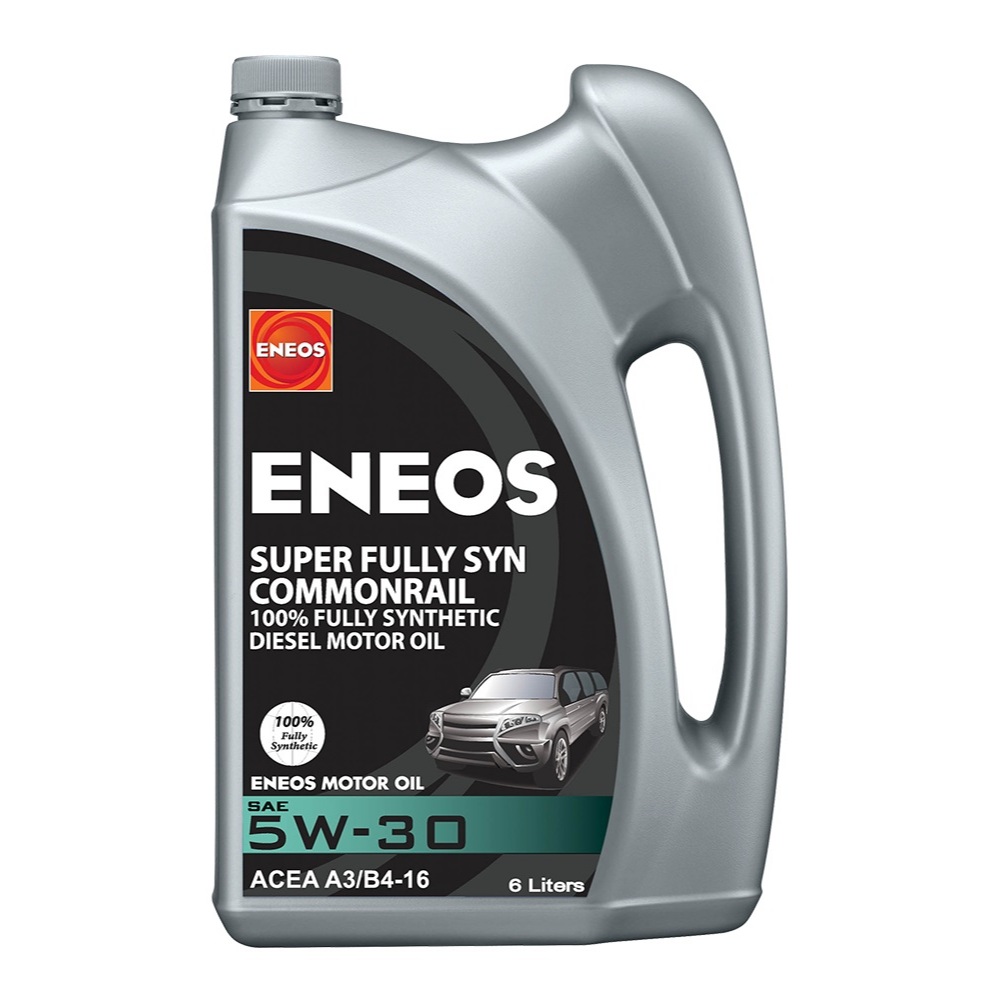 ENEOS Super Fully Syn Commonrail 5W-30 เอเนออส คอมมอนเรล 5W30 น้ำมันเครื่อง ดีเซล สังเคราะห์แท้ 100% เทอร์โบ 1L 6 ลิตร