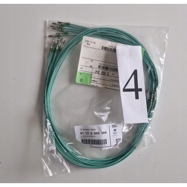 หน้าสัมผัสซอคเก็ต MQS ELA พร้อมสายเคเบิ้ล ของแท้ สำหรับ BMW E46 (61130056384)