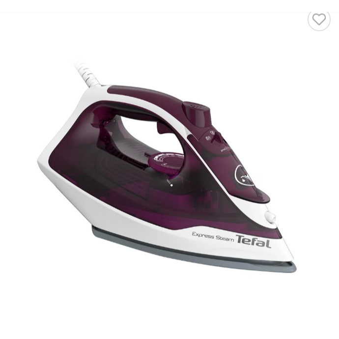 TEFALเตารีดไอน้ำ (2400วัตต์) TEFAL รุ่น FV2845TO