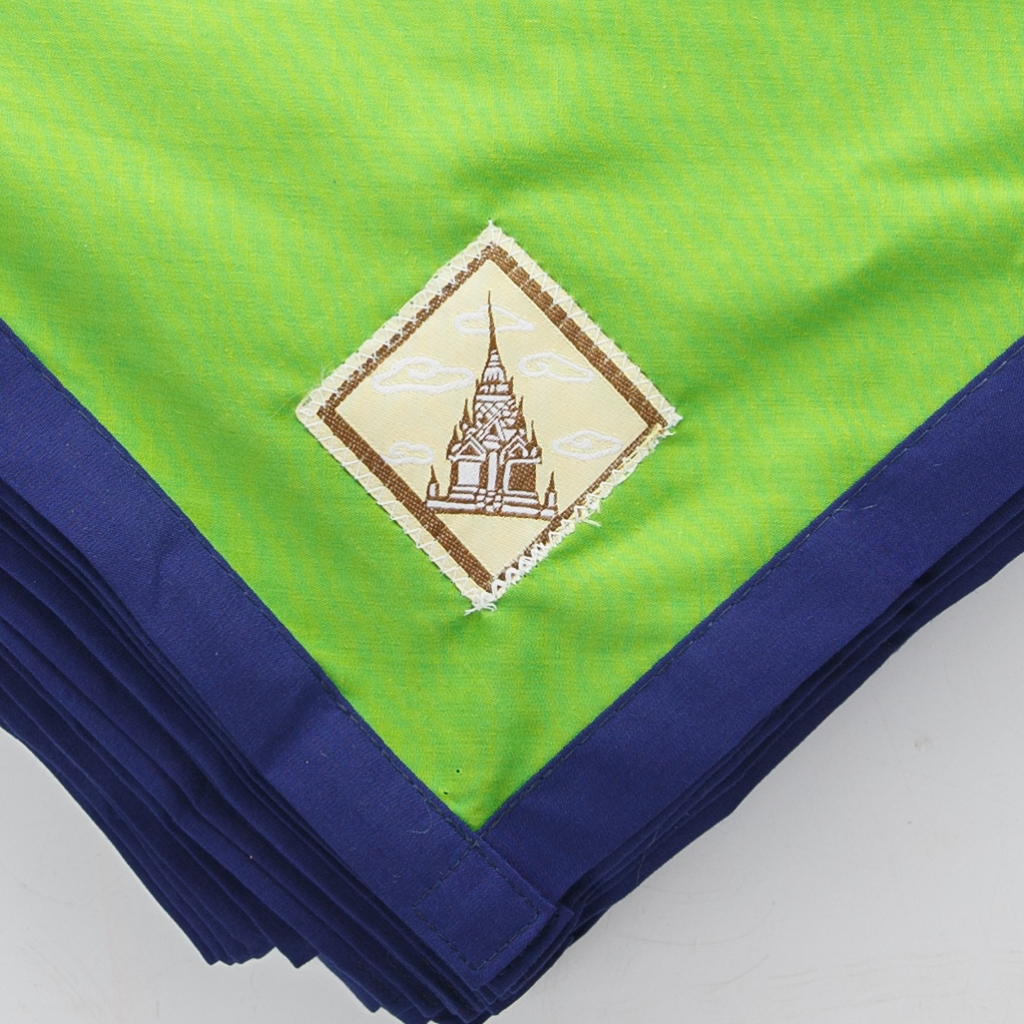 ผ้าพันคอลูกเสือคุณครู เขตภาคใต้ตอนบน  สีประจำจังหวัด คุณภาพมาตรฐาน