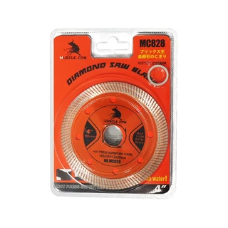 MUSCLE COW ใบตัดเพชร 4" หนา 1.2 mm. ใบตัด แผ่นตัด ใบเพชร แข็งแรง ทนทาน ตัดไว ตัดเนี้ยบ ตัดคอนกรีต ตัดหินอ่อน ตัดกระเบื้อ