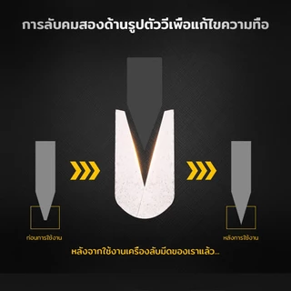 ที่ลับมีดพกพารุ่นใหม่ ทนมาก!!! ด้ามจับขันด้วยน็อต(ด้านหลัง)มีความคงทน ไม่แตกง่ายเหมือนรุ่นอื่น ที่ลับมีด อเนกประสงค์