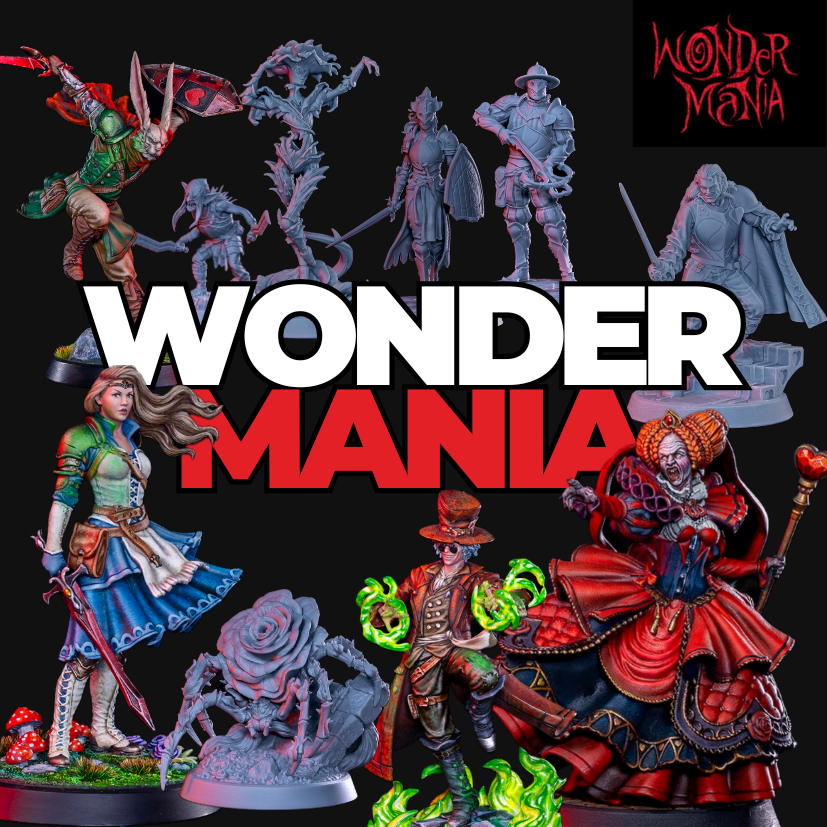 Dnd Miniature I Wonder Mania I (งานเรซิ่นยังไม่ลงสี) ฐาน 1-2 นิ้ว