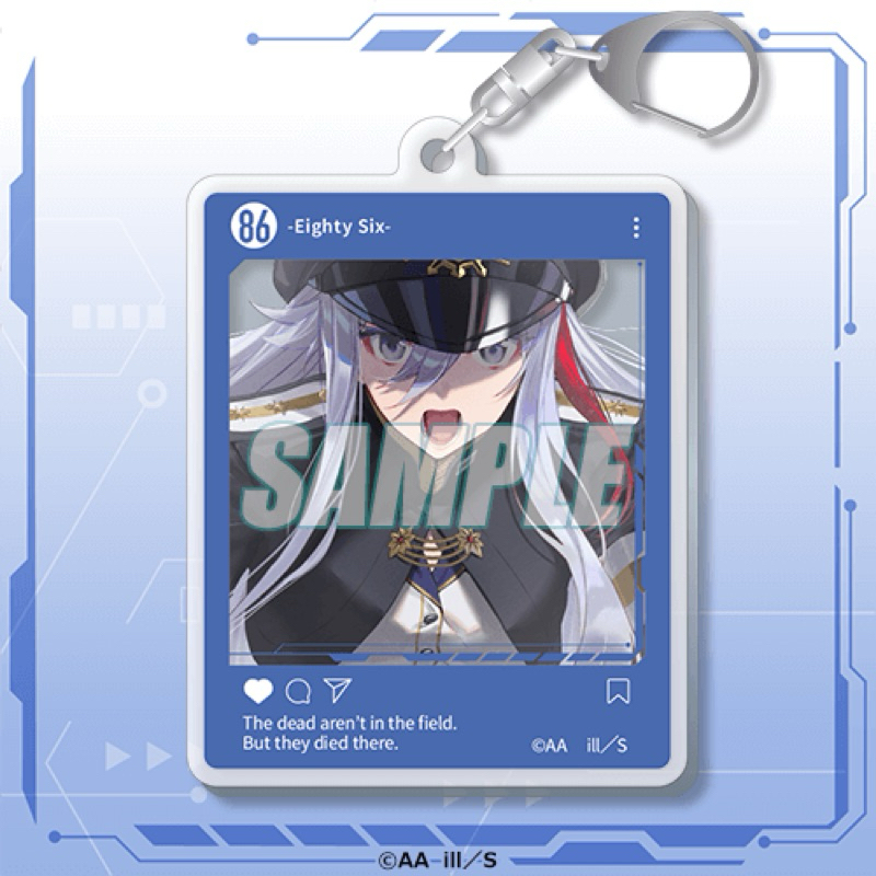 พวงกุญแจ วลาดิเลน่า มิลิเซ่ 86-เอทตี้ซิกซ์-[86-Eighty Six- SNS-Style Acrylic Keychain - Vladilena Mi