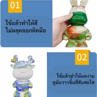 น้ำยาละลายอะคริลิค น้ำยาเคลือบอะคริลิค 500ML กันน้ำ ช่วยเพิ่มการไหลเวียนของสีได้ดี ช่วยเพิ่มความเงางามผลงานศิลปะได้ดี