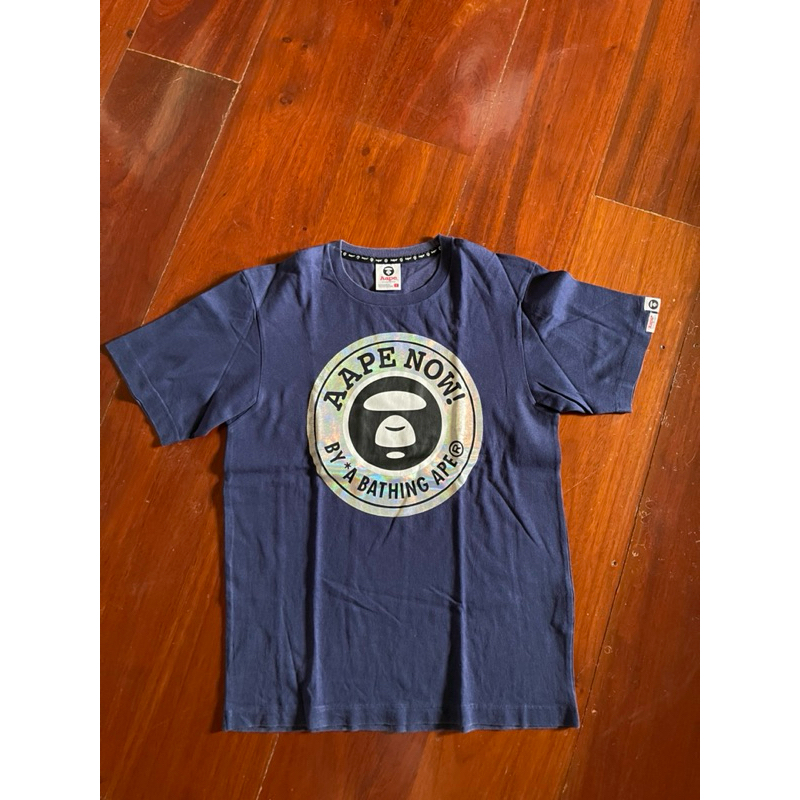 เสื้อยืด Aape สีกรมท่า แท้1000000000%