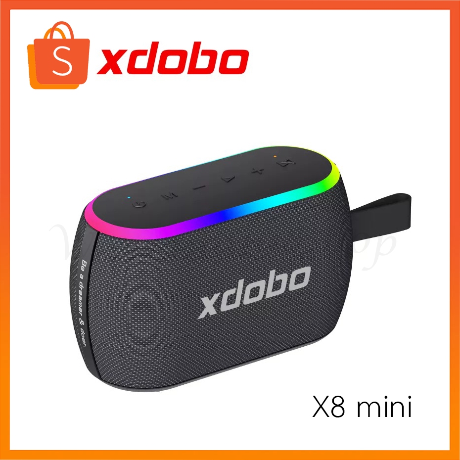 Xdobo X8 mini ll Bluetooth Speaker RGB Light 30W ไฟ RGB BT 5.3 กันน้ำIPX6