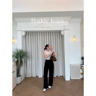 SRN-26 | Buddy Jeans กางเกงยีนส์ทรงกระบอก (XS-3XL)