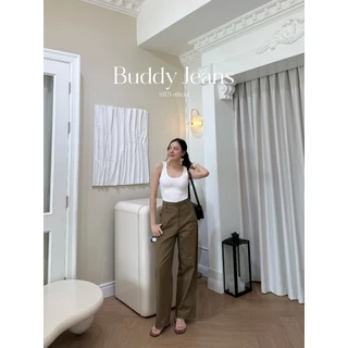 SRN-26 | Buddy Jeans กางเกงยีนส์ทรงกระบอก (XS-3XL)