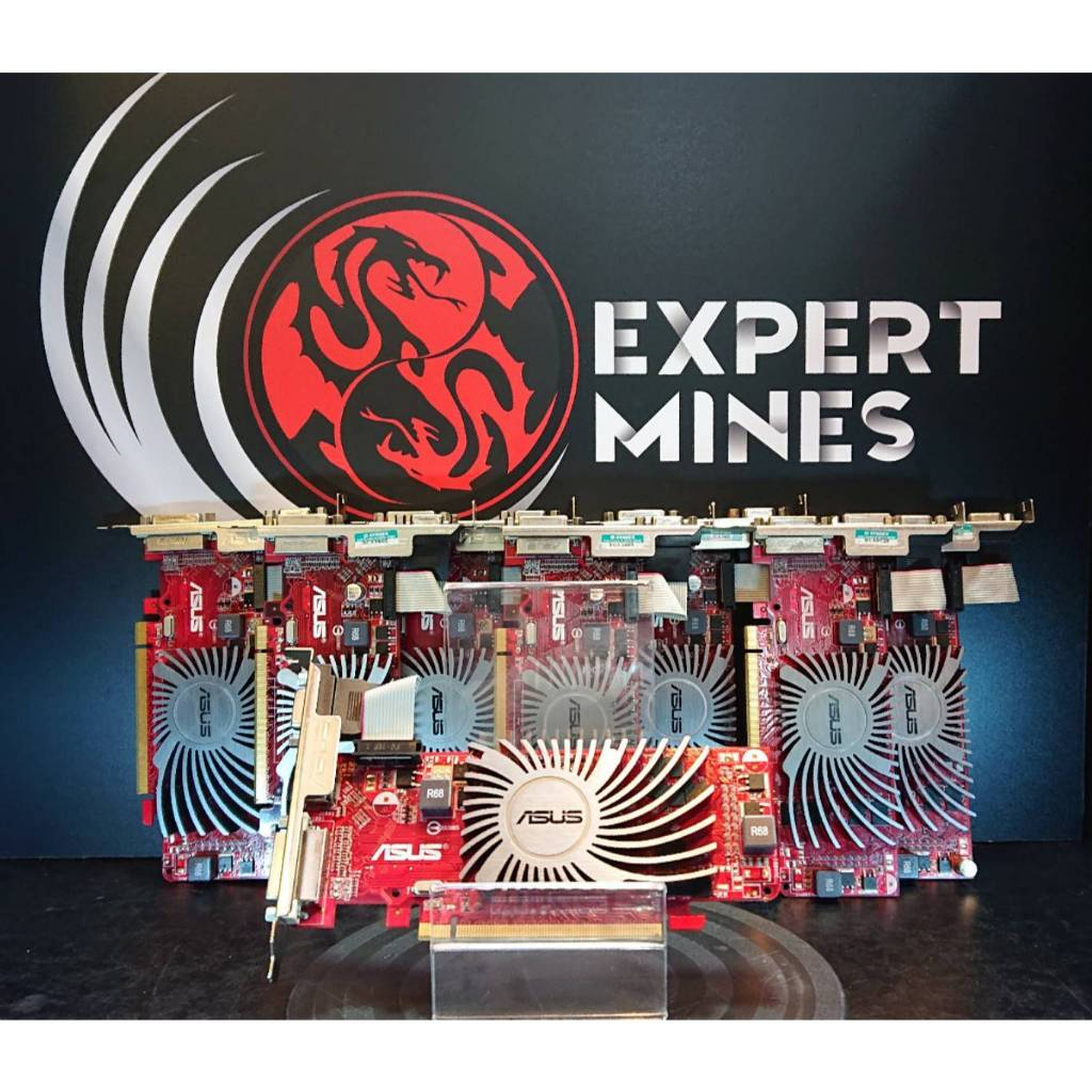 ASUS EAH5450 RED SILENT 1 GB GDDR3 : HDMI + DVI + VGA PORTS LOW PROFILE