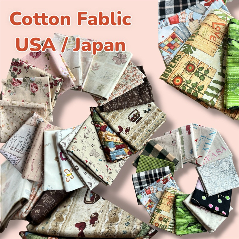 ผ้าคอตตอน / 🇺🇸 Japann🇯🇵แท้💯% ผ้าทอ Lecien -  Centenary  Collection by  YOKO SAITO